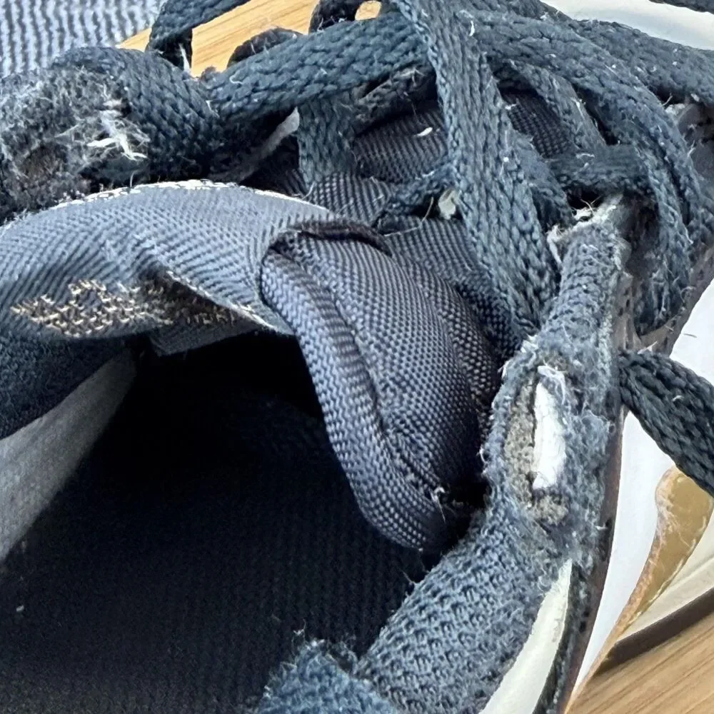 Nike Dunk Low Shoes Boys Size 6Y Black White Gold Basketball Sneakers DH9764-001